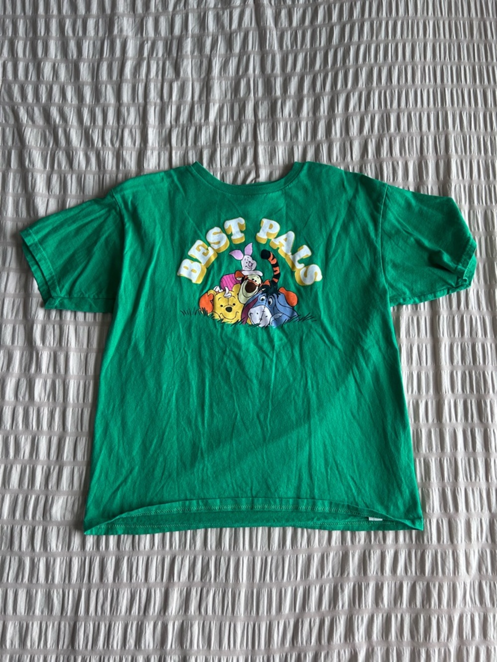 Disney Youth Green "Best Pals" Pooh and Friends Tee (XL)